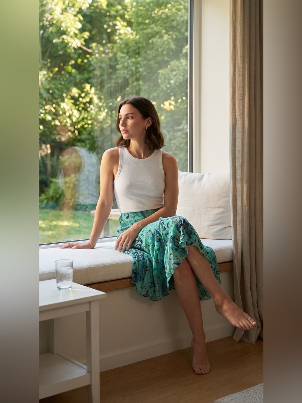 Multicolored skirt